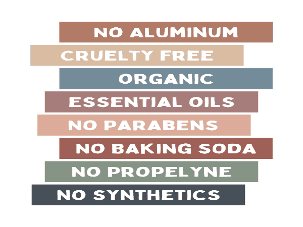 ORGANIC DEODORANT- SANDALWOOD FRAGRANCE - FOR WOMEN