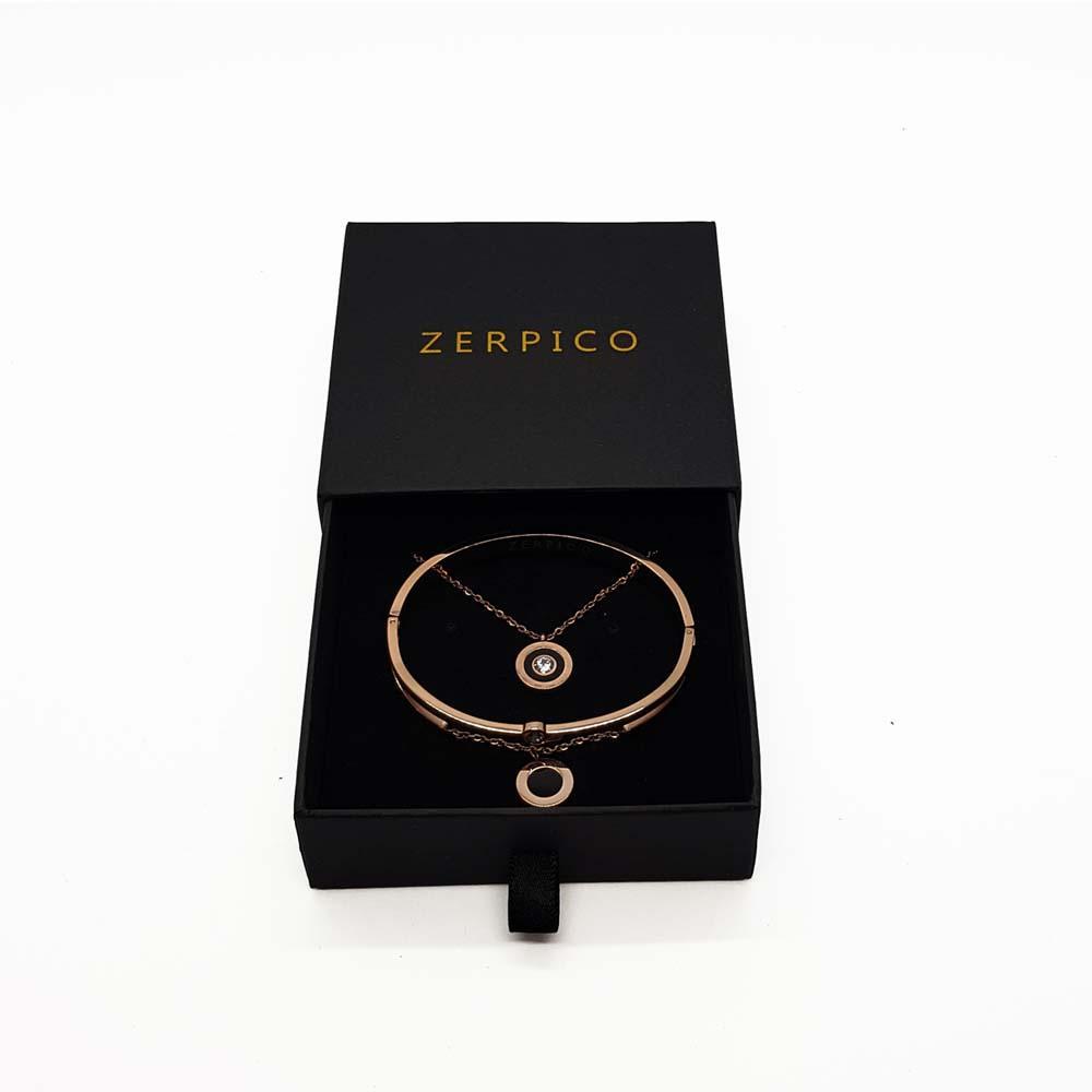 Jericho Rosé Gold Necklace & Bracelet Bundle